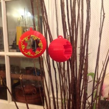 koch snowflake christmas bauble sphere art math ultimaker tree ornament fractal festive 3d print model - Mito3D