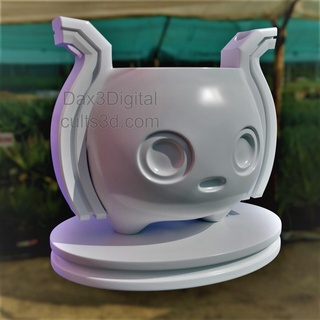 grandir maceta sonique frontières art gros chat pot sauge frontière sega hérisson Jeu Jeux vidéo anime film 3d print model - Mito3D