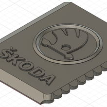 Koda buz kazıyıcı araba Skoda Cooper 3d print model - Mito3D
