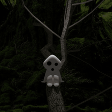 kodama - Prenses mononoke sanat heykeller oyuncak model orman bebek masa süsü anime 3d print model - Mito3D