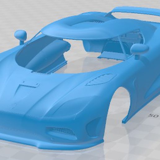 Koenigsegg Agera 2011 yazdırılabilir vücut araba 3D print model - Mito3D