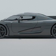 Koenigsegg agera 3d carro 3d print model - Mito3D