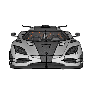 koenigsegg agera one 1 supercar auto cars car motorsport suvs traffic police crossovers rally sedans tuning derby races 3d print model - Mito3D