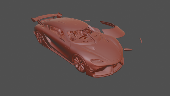 koenigsegg gamera ccd 2020 2018 2021 2019 2022 2023 vehículo coche vehiculo deportivo cupé hiper juguete 3d impresión 3d print model - Mito3D