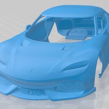 Koenigsegg gemera 2021 imprimível corpo carro 3d print model - Mito3D