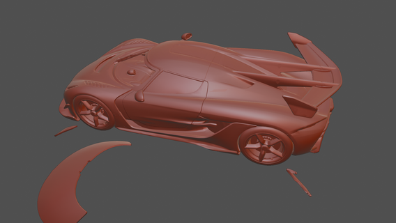 Koenigsegg jesko agera absolut 2020 2018 2021 2019 2022 2023 Nouveau véhicule voiture sport coupé hyper jouet 3d impression 3d print model - Mito3D