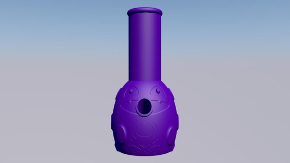 koffing Bong Bongel v2 Wasser Rohr Pokémon 3d print model - Mito3D