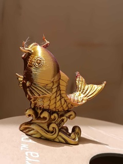 koi fish - statue art home decor gift decoration toy animal 3d print model - Mito3D