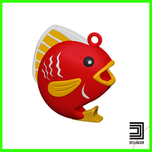 koi portachiavi pesce fortuna Giappone 3d print model - Mito3D