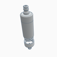 Kompressor Filter Gehäuse Gardena kompatibel 3d print model - Mito3D
