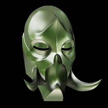 konahrik dragon priest maskesi moda video oyunu skyrim prop rahip maske yüz ejderha kostüm cosplay koleksiyonluk bethesda 3d print model - Mito3D
