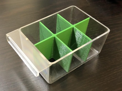 reis sp16 gaveta divisor caixa gabinete organizador organização casa escritório escrivaninha 3d print model - Mito3D