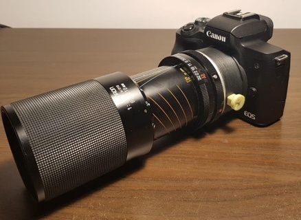 konica ar canone ef m adattatore bloccaggio meccanismo eos m50 lente telecamera foto fotografia montare 3d print model - Mito3D