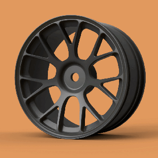 konig f1m mst rc wheel 1 10 Game rim drift 12mm hex street car 1:10 1/10 tamiya custom reproduction rep 3d print model - Mito3D