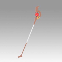 kono subarashii sekai megumin staves cosplay weapon game replica prop o shukufuku ni 3d print model - Mito3D