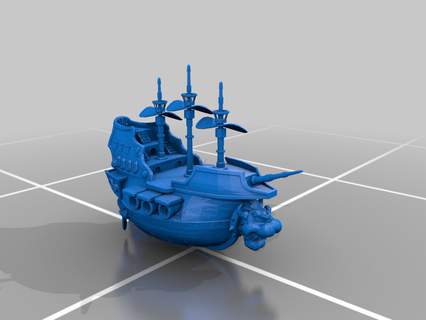 koopa airship video games consoles gaming 3d print model - Mito3D