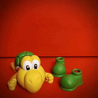 koopa troopa flexi koopatroopa art jouet jouets sinsoportes amusement incroyable 3d print model - Mito3D