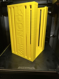 koozie caddy Home storage wall mount 3d print model - Mito3D