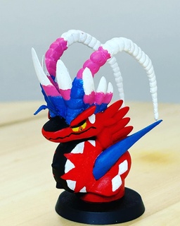 koraidon buste Pokémon figurine résine décoration modèle écarlate violet légendaire 3d print model - Mito3D