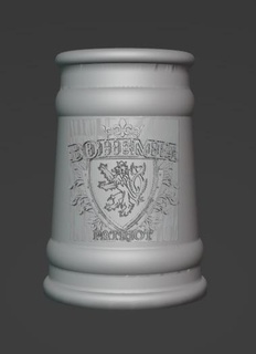 korbel bohemia patriot - tankard cup 3d print model - Mito3D