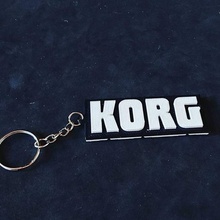 korg keyboard keychain fashion key ring piano 3d print model - Mito3D