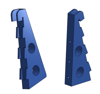 korg volca twin track mount bracket music 3d print model - Mito3D