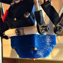 kossel delta fullbody effector - e3d volcano skirt tool 3d printer parts 3d print model - Mito3D