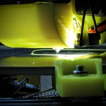 kossel Ventilator Halter Unterstützung LED montieren 3d_printer_parts 3d print model - Mito3D