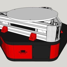 Kossel mini altıgen temel v2 araç 2020 ekstrüzyon 3d yazıcı parçalar alüminyum delta elektronik muhafaza 3d print model - Mito3D