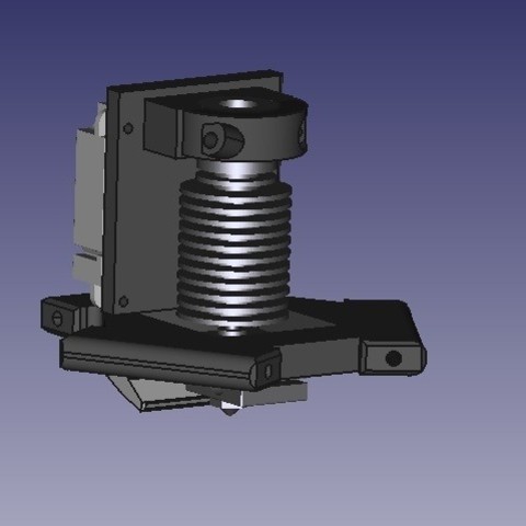 kossel artı etkileyici v6 aracı hotend 3D print model - Mito3D