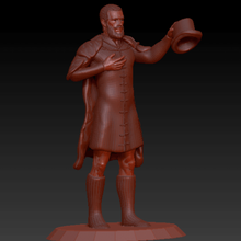 kossuth-statue Kunst statue kossuth 3d print model - Mito3D