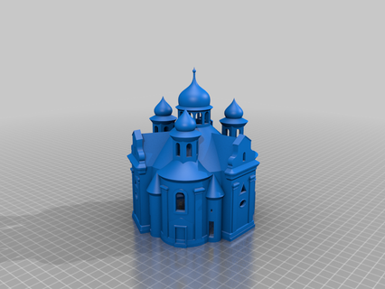 kostel nejsv trojice trhov ch svin buildings structures 3d print model - Mito3D