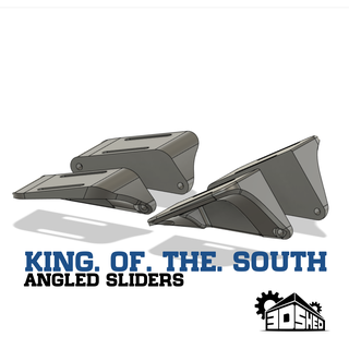 kots- king south angled sliders  3d print model - Mito3D