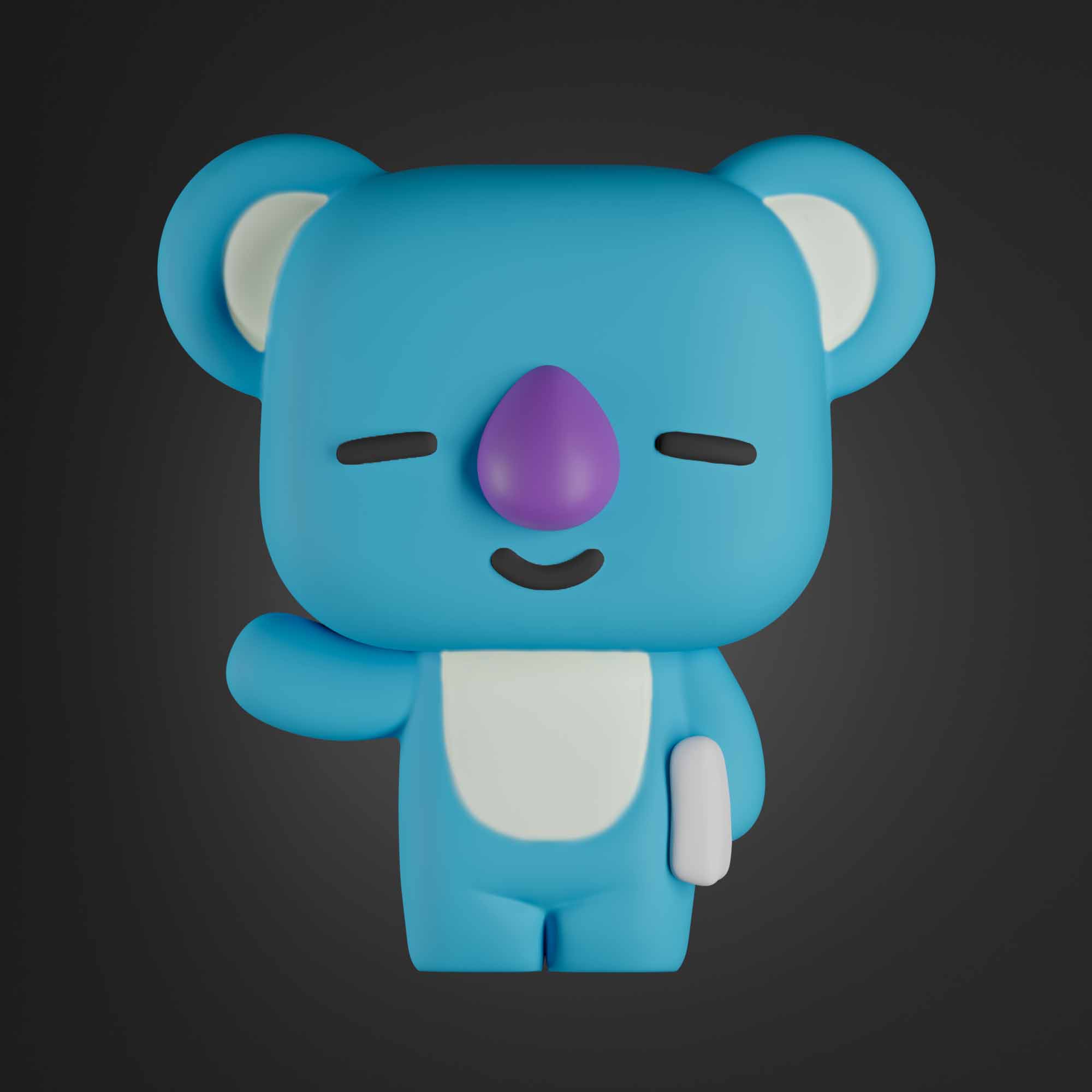 koya funko bt21 bts sanat bts21 kpop 3D print model - Mito3D