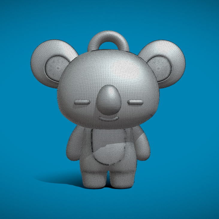 Koya chaveiro stl bts bt21 Admirador arte 3dprintables nam 3D print model - Mito3D