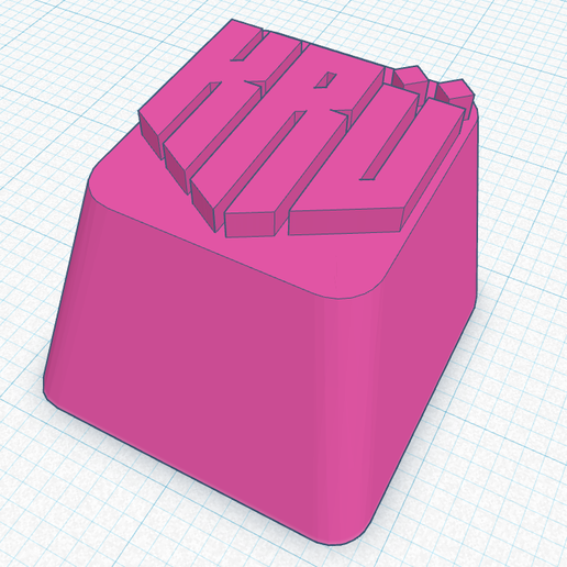 kr keycap mode équipage esports vaillant 3D print model - Mito3D