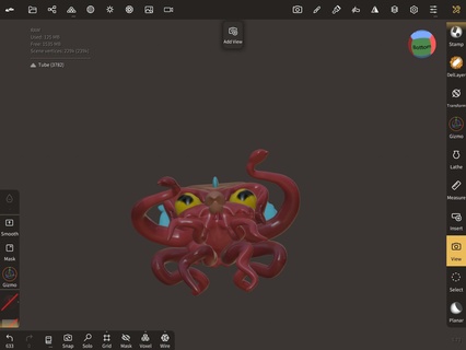 kraken cryptid cryptids art decoration squid giant 3d print model - Mito3D
