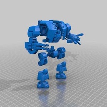 kraken tumba walker juego vehículos leviatán dreadnought 3d print model - Mito3D