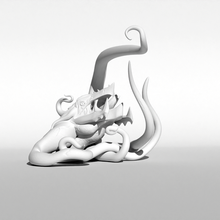 kraken Minhoca jogos guerra minis miniatura monstro resina animal Lula tentáculos 3d print model - Mito3D