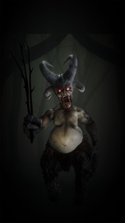 Krampus monstruo terror demonio horror oscuro fantasía 3d print model - Mito3D