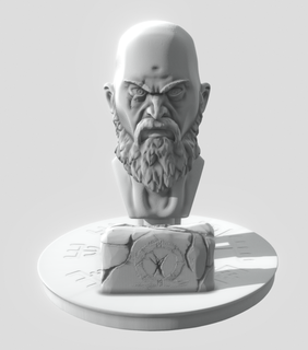 Kratos Dieu guerre odin Baldur atreus Loki Zeus 3d print model - Mito3D