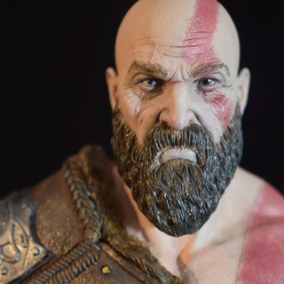 Kratos gow Ragnarok stl 3dprint jouet art buste Men miniature 3d print model - Mito3D