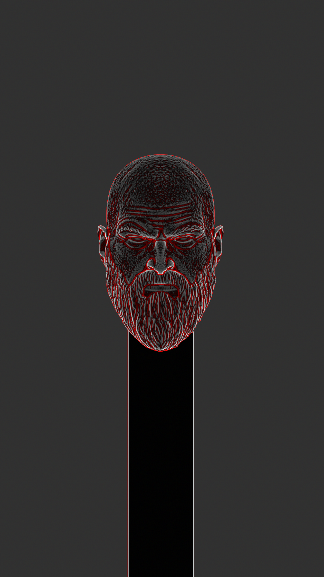 Kratos signet 4k Dieu guerre art livre mythologie 3D print model - Mito3D
