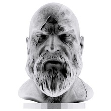 kratos busto juego Dios guerra cabeza 3d print model - Mito3D