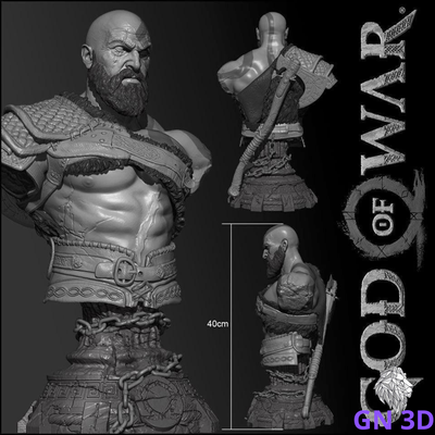 kratos fallimento 1 gioco giocattolo arte giochi 3d print model - Mito3D