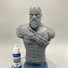 Kratos Krieg of Bildhauerei Miniatur 3d print model - Mito3D