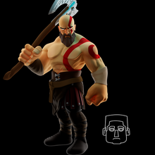 kratos Dios guerra 3d print model - Mito3D
