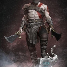 kratos special good war god game 3d print model - Mito3D