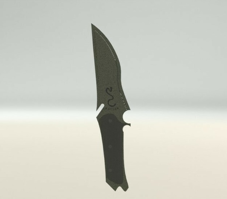 krauser knife 3d print model - Mito3D