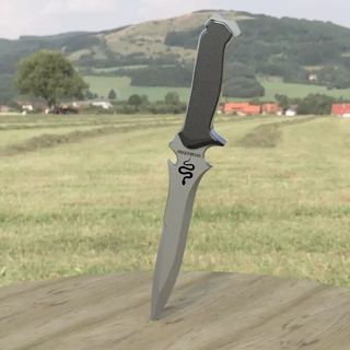 krauser knife residual evil 4 resident 3d print model - Mito3D